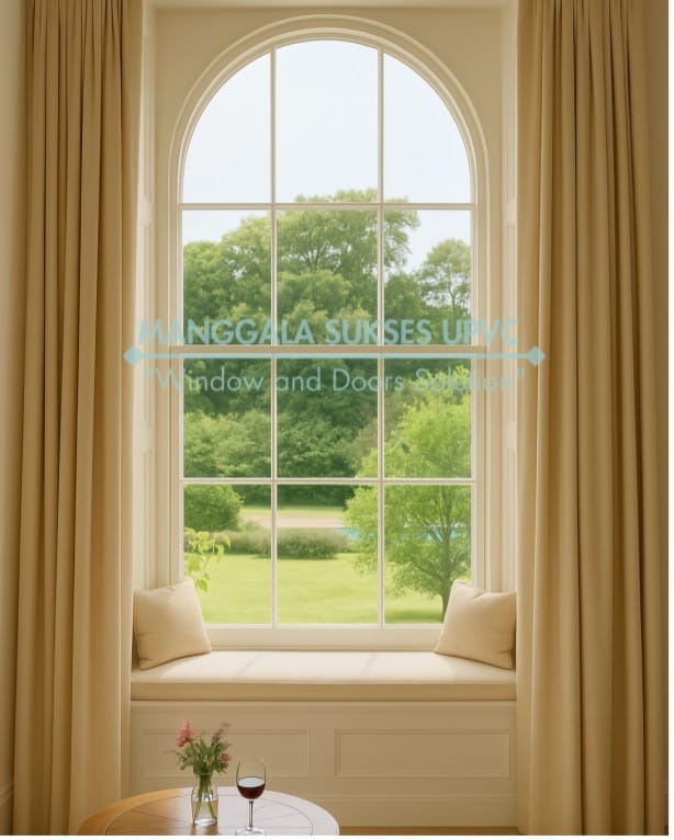 Pintu dan Jendela Lengkung UPVC
